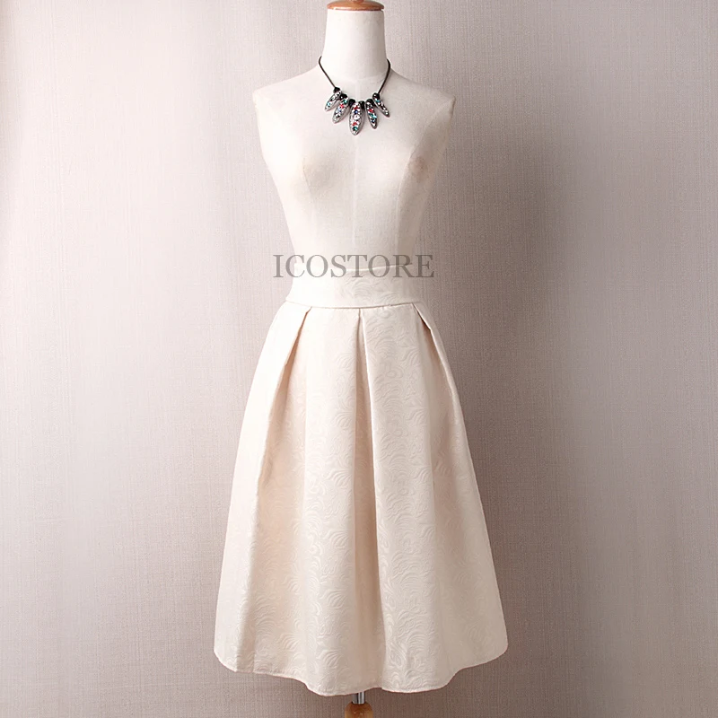 Юбка миди однотонная женская на молнии модная винтажная элегантная с завышенной