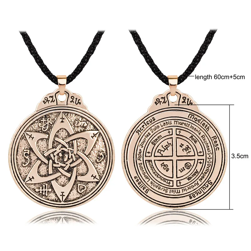 Талисман для поэтов сценаристов и актеров Пентакль кулон герметичный ювелирные