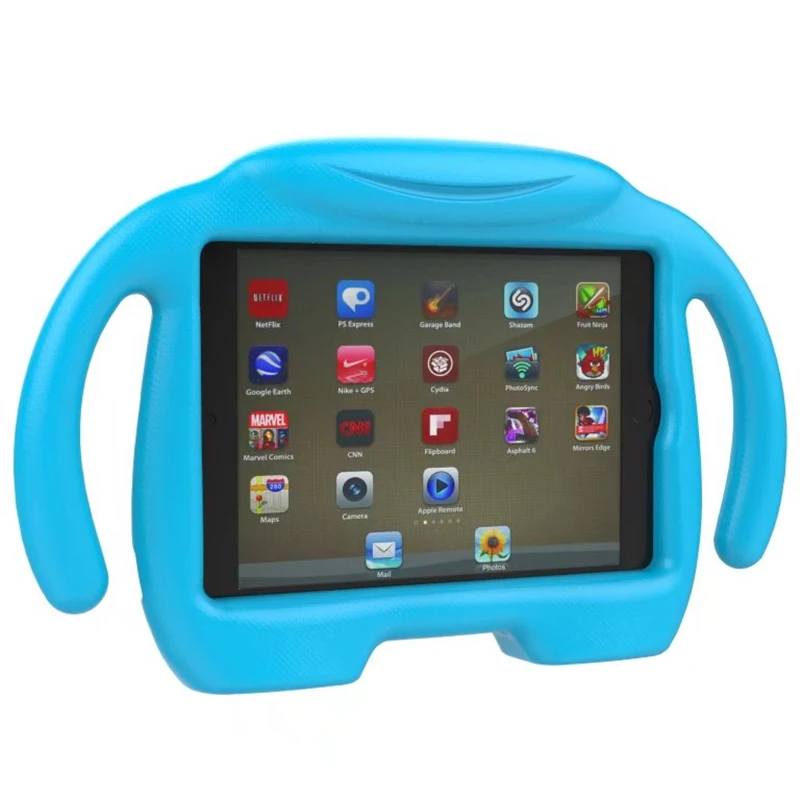 CucKooDo легкая ударопрочная Ручка 3D подставка для детей iPad Mini1/iPad Mini 2/iPad 3/iPad 4 планшет