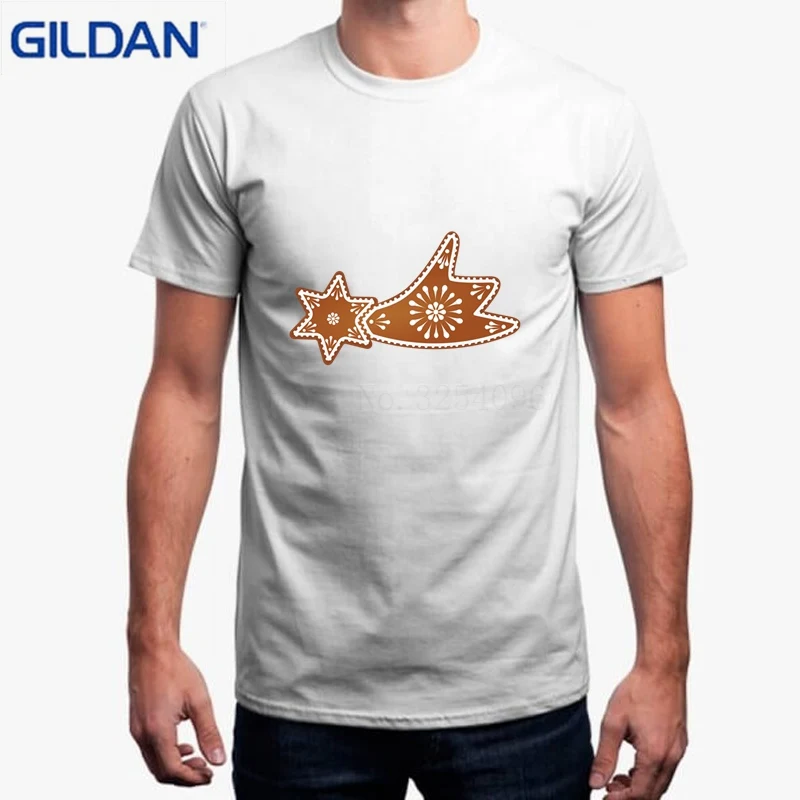 Для мужчин майка мода хип-хоп одежда Camisetas Рождество звезда коричневый футболка