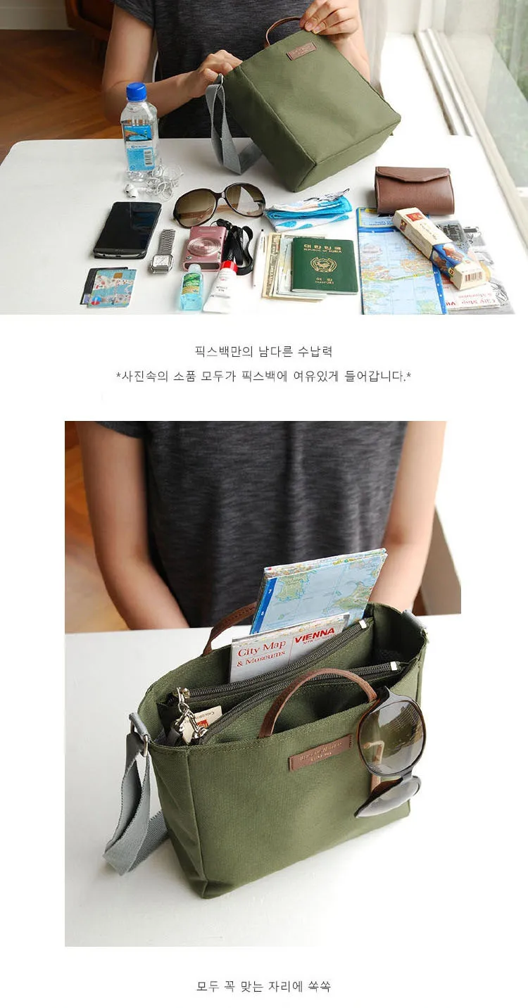 Travel slung Cosmetic Bag Cosmetic Jewelry Storage Accessories One Shoulder Multi-function Mobile Makeup Wash Bag