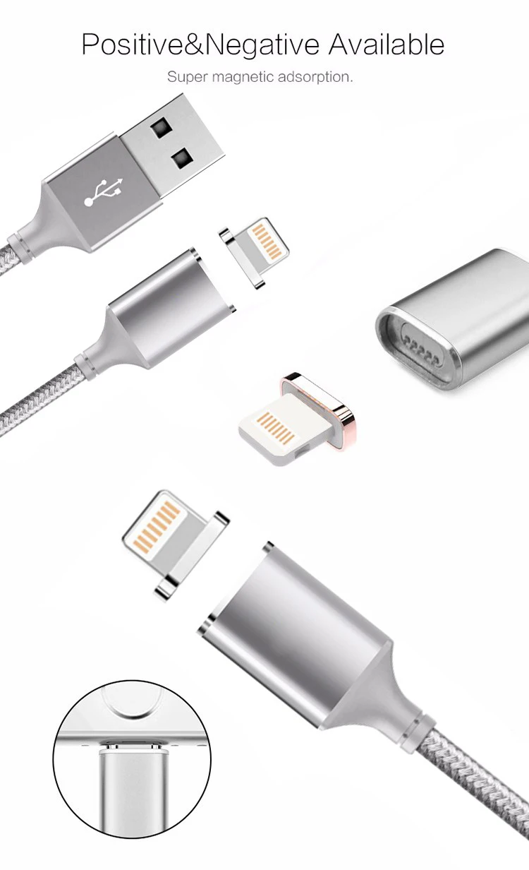 Бинго стиль магнитный кабель зарядное устройство для USB Магнитный зарядный iphone 5 6