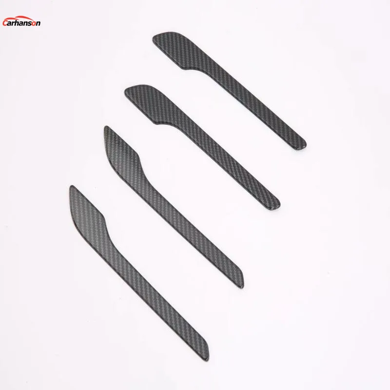 

Car Accessoriesr Styling For Tesla Model 3 2018 Chrome Door Handle Cover Plastic Scuff Scuff Plate Protector 4pcs/set