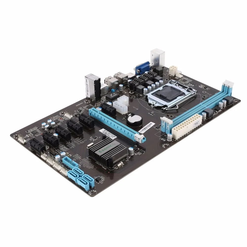 Стабильная версия PCI Express 1x до 16x Riser 6 GPU майнинговая материнская плата 6 шт. PCI-E удлинитель Riser Card для BTC Eth Rig эфириум