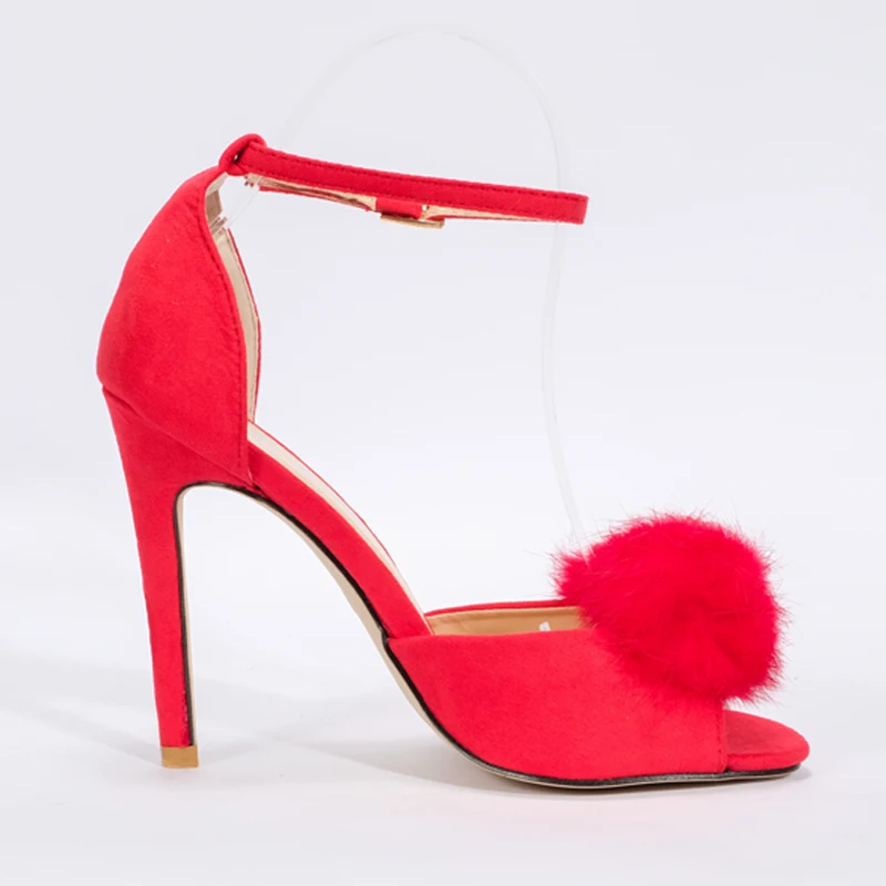 Женские пикантные босоножки на высоком каблуке летняя модная обувь для