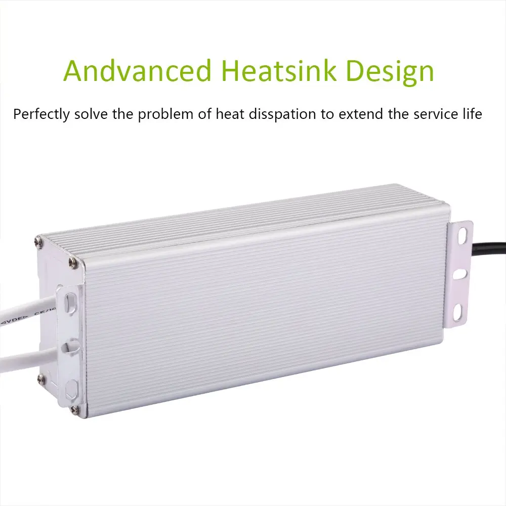 Водонепроницаемый IP67 Светодиодный драйвер Ac dc 12V/24V 10W 20W 30W 50W 100W 150W источник