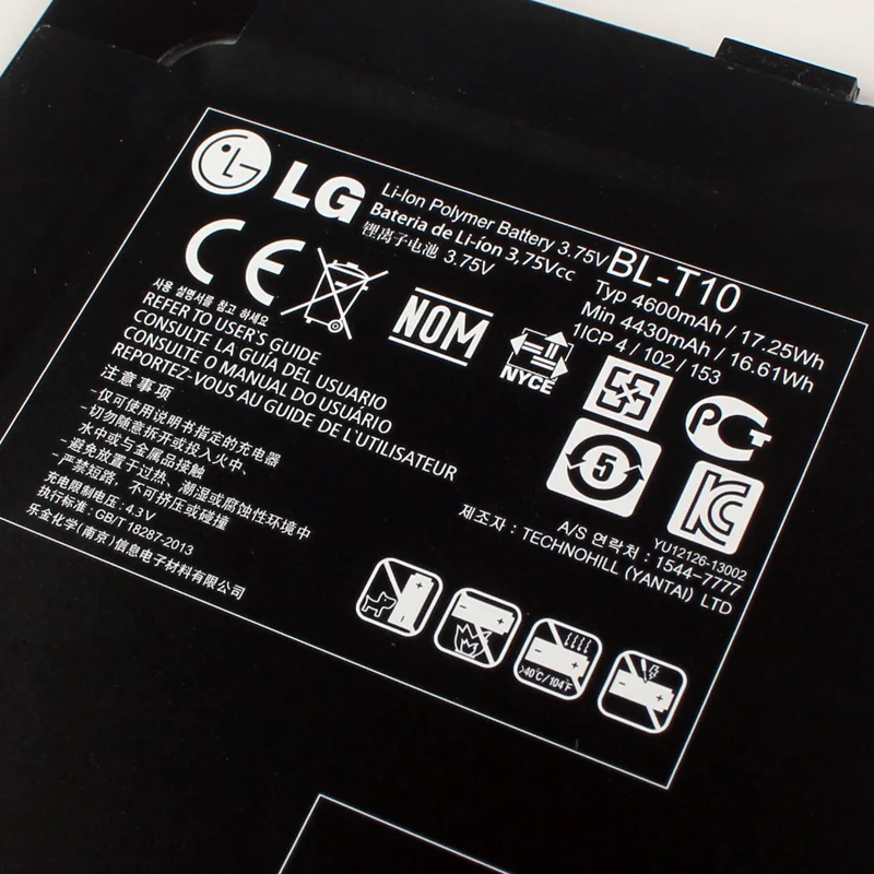 Новый оригинальный BL-T10 внутренний Батарея для LG GPAD G PAD 8 3 VK810 V500 | Мобильные
