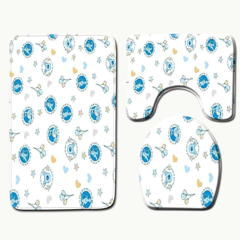 Zeegle Memory Foam Bath Mat Soft Absorbent Non-slip Bathroom Toilet Floor Home Decor Set | Дом и сад