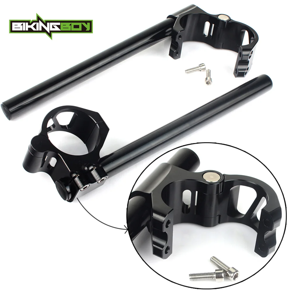 Руль BIKINGBOY ALU 45 мм 7/8 &quot с раздельными зажимами для HONDA CBR600RR 2003 2004 CBR900RR 93 1994 1995 1996 1998 |