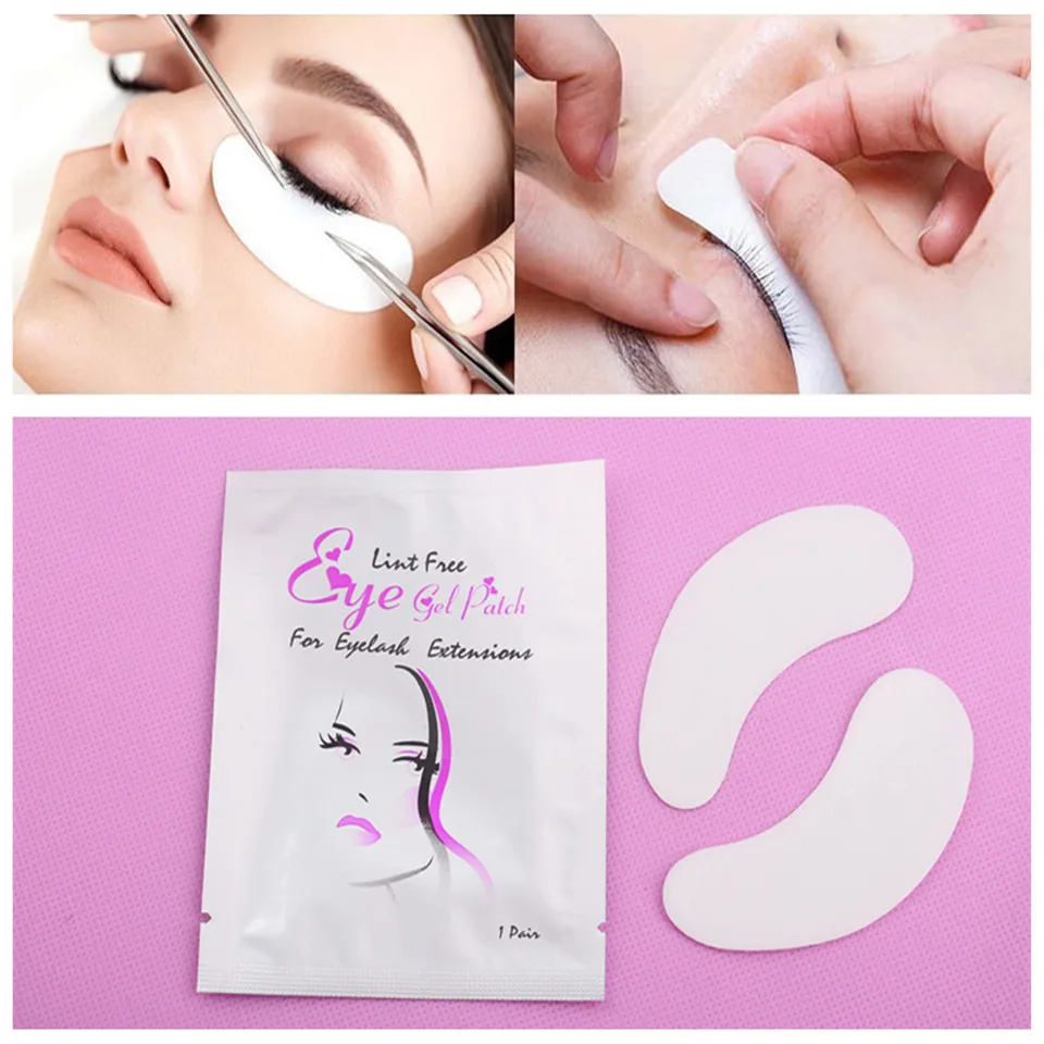 

NEWCOME Eye Gel Patchees for Eyelash under Eye Pads Eye Paper Patches Tips Sticker Eyelash Extension Pad Patch Makeup Tools
