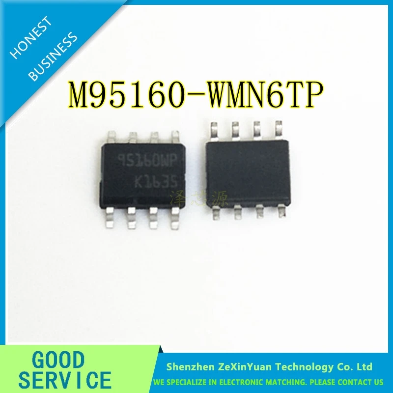 50 шт./лот M95160 WMN6 SOP 8 95160WP 95160 серийный SPI Bus EEPROM с высокоскоростными часами|eeprom|eeprom