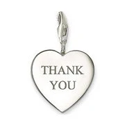 Мода &quotспасибо&quot Сердце Diy Подвески подходят браслеты и ожерелья Изготовление