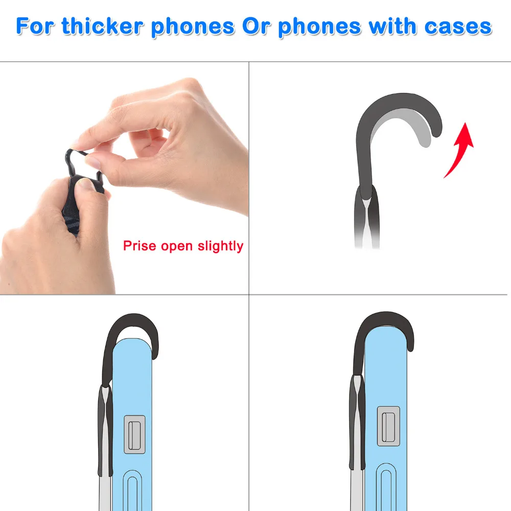 Ремешок для безопасности TFY с металлическим кольцом держателем и подставкой