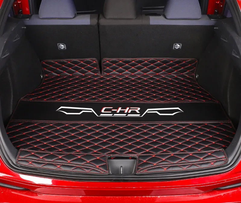 Для Toyota CHR C-HR- автомобильный коврик для багажника, специальный, полный, окруженный безвкусным хвостом, накладка, украшение интерьера - Цвет: as picture 2pcs
