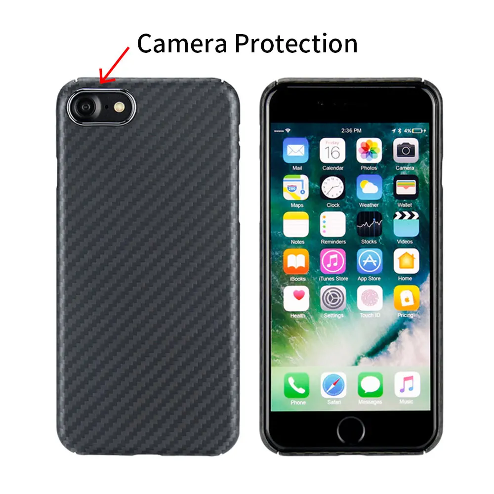 Полностью Защищенный чехол из арамидного волокна для iPhone 7 противоударный