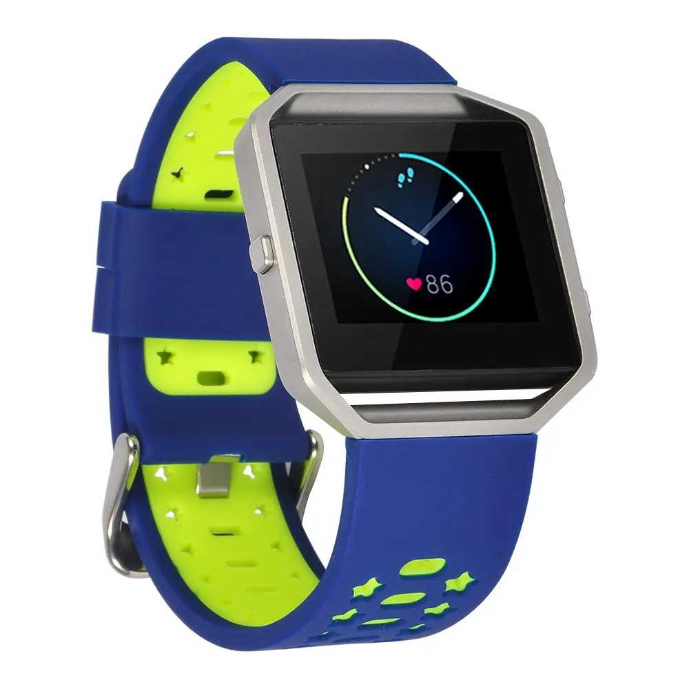 Силиконовый ремешок для Fitbit Blaze Замена часов Фитнес Смарт Браслет Ремни Петли