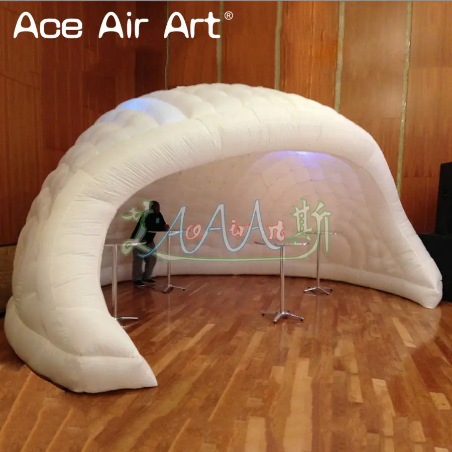 

Deft designed inflatale luna/lunar tent,office pod structure shell tent,dj booth bar tent for indoor or outdoor party