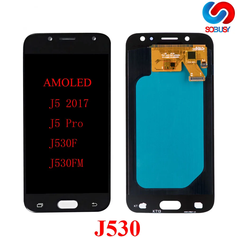ЖК дисплей Super AMOLED J5 2017 сенсорный экран для SAMSUNG Pro J530F Galaxy J530FM 8 1 Android J530|Экраны