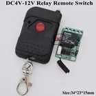 DC5V 6V 8,4 V 7,4 V 9V 12V Мини Размер 10A реле контактный пульт дистанционного управления открывалка двери беспроводной переключатель нормально открытый закрытый 315 433