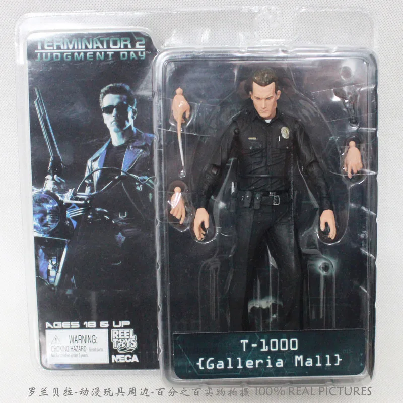 

Free Shipping NECA The Terminator 2 Action Figure T-1000 Galleria Mall Figure Toy 7"18cm MVFG037