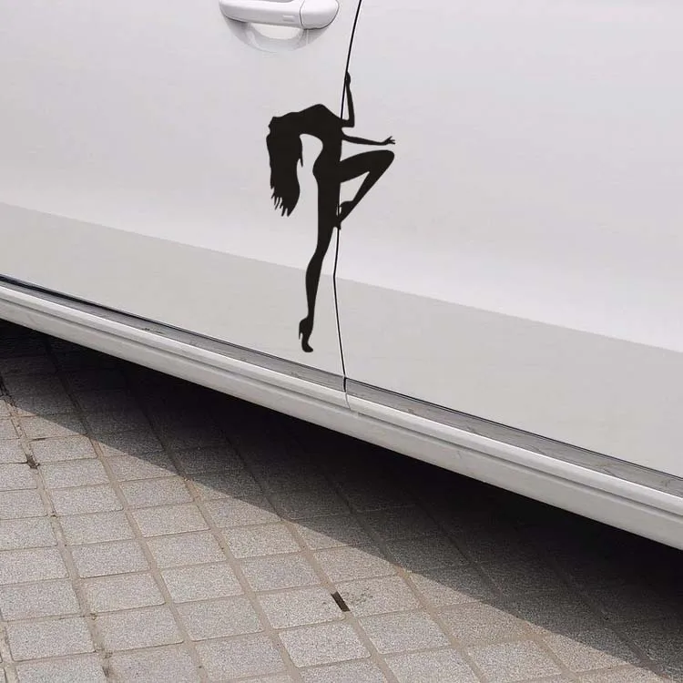 Светоотражающие автомобильные Чехлы Aliauto наклейка на дверь автомобиля Танцующий