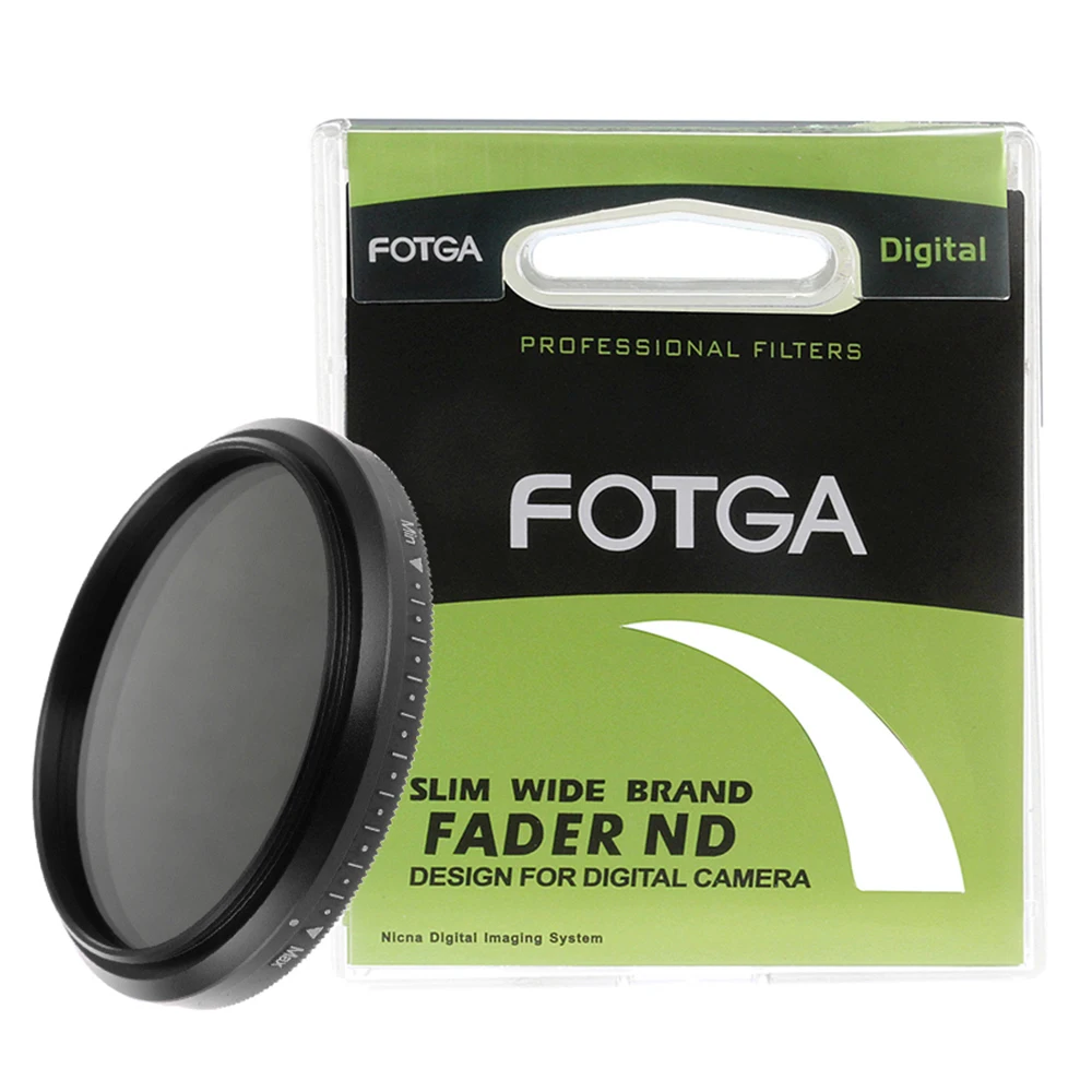 

Тонкий Фейдер FOTGA ND 55 мм, регулируемый фильтр с переменной нейтральной плотностью от ND2 до ND400