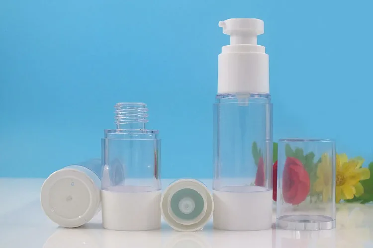 Пластиковый безвоздушный насос для кожи вокруг глаз 30 мл|bottle brand|bottles for essential
