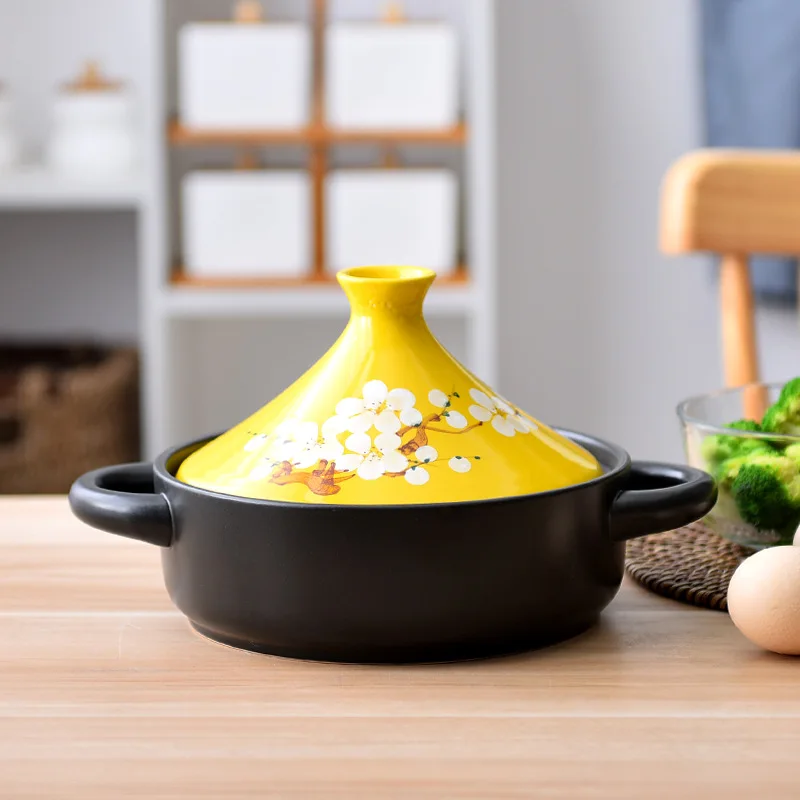 20 см с рулем Taji pot 7.86in корейский стиль импортные керамические кастрюли крышка рисовый горшок термостойкий