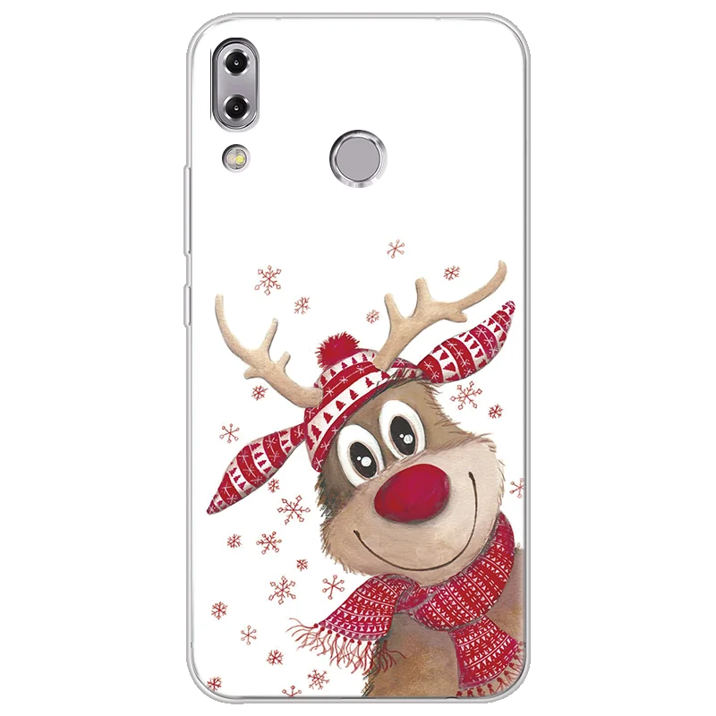 Рождественский Мягкий ТПУ чехол для Asus Zenfone 3 4 5Z MAX Laser Selfie Pro ZC520KL ZC554KL ZC551KL ZE620KL ZE554KL прозрачный чехол - Цвет: sdbdylu