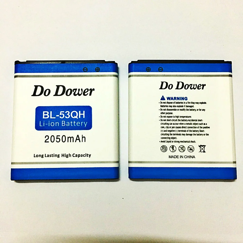 Оригинальный аккумулятор Do Dower BL53QH BL 53QH Аккумулятор для LG P760 F160L 765 P880 F200S F200K L9 F160