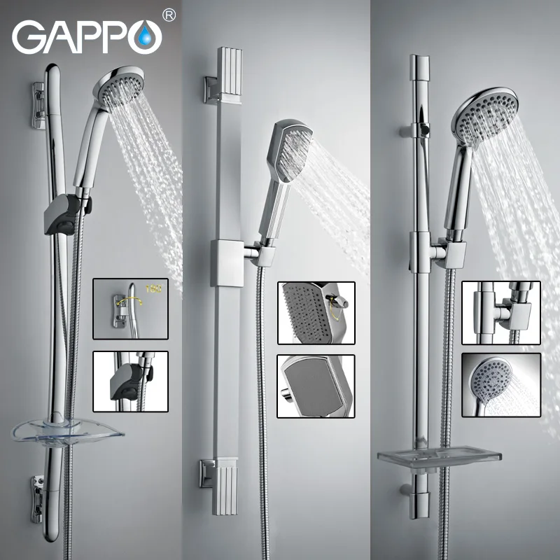 Душевая труба GAPPO GA8001 GA8005 горка из нержавеющей стали с настенным креплением для