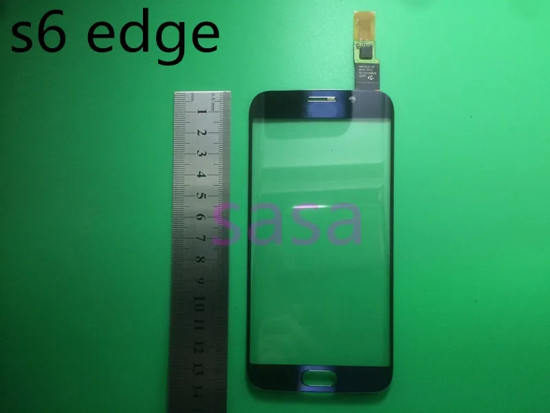 

10pcs/lot White Blue Green Gold color Original Outer Glass Lens Touch Screen Digitizer+TP For Samsung Galaxy S6 edge G925 G925F