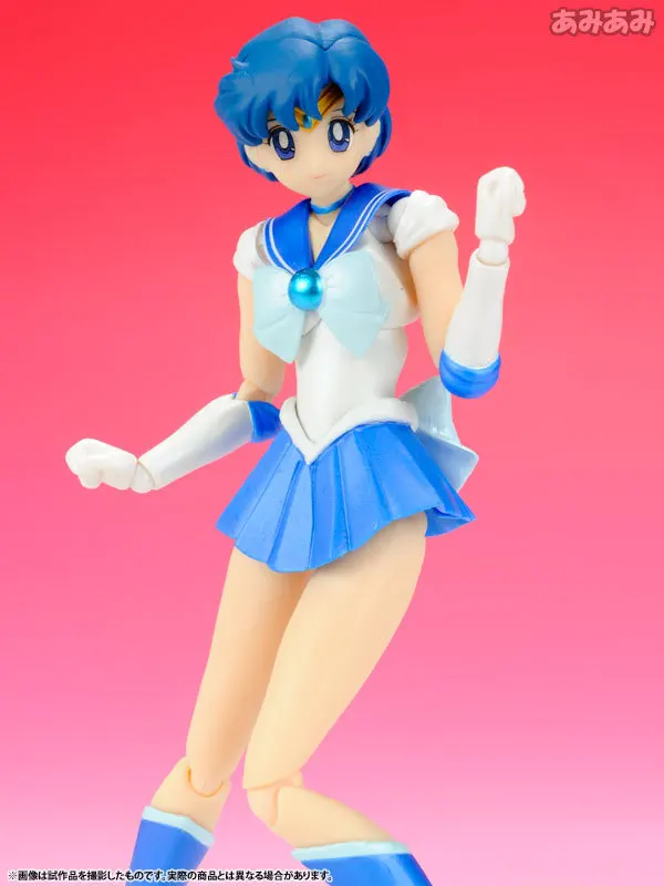PrettyAngel Подлинная Bandai S.H.Figuarts SHF Pretty Guardian Sailor Moon 20th ПВХ Mercury Action Figure|action figure|sailor moonsailor