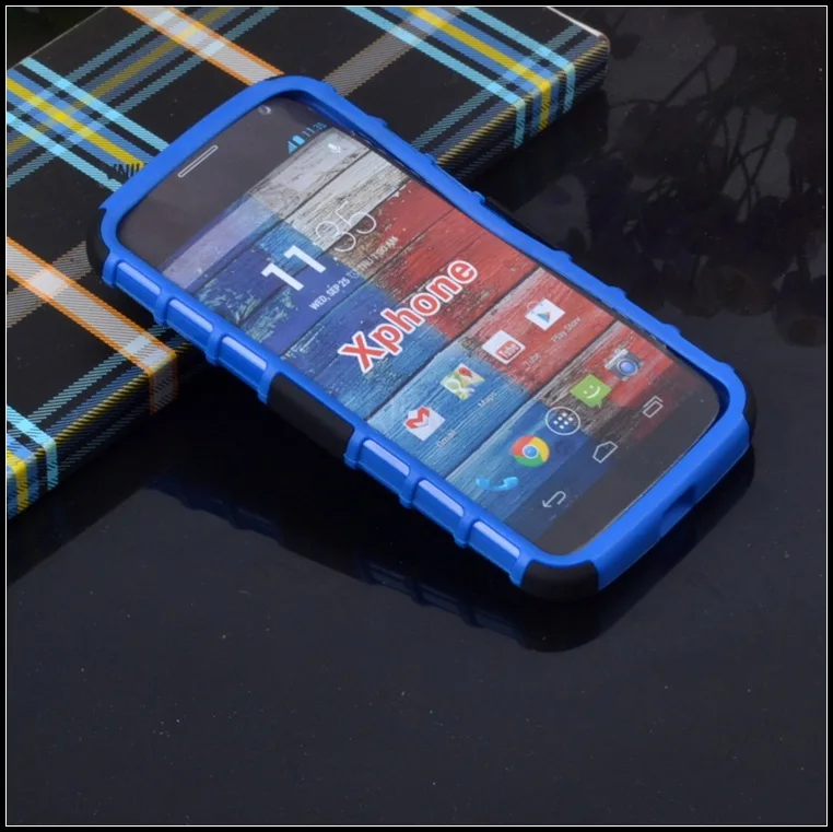 Для Motorola Moto X Phone XT1055 XT1058 XT1060 противоударный армированный Силикон + pc чехол для