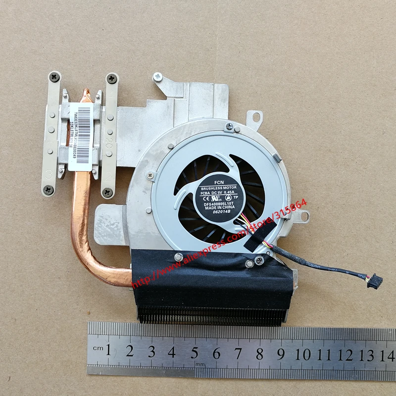 

New laptop cpu cooling fan with heatsink for lenovo k47g k47a E47AL E47L E47G E47K 32KL8TMLV20 DFS400805L10T FCBA