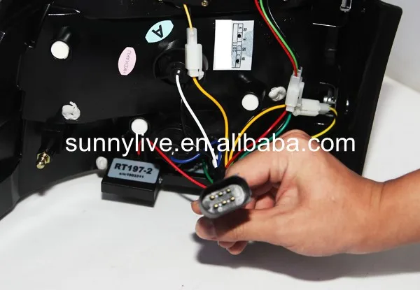 Для Porsche Cayenne светодиодный задний фонарь светильник 2003 2007 год красный белый SN|rear