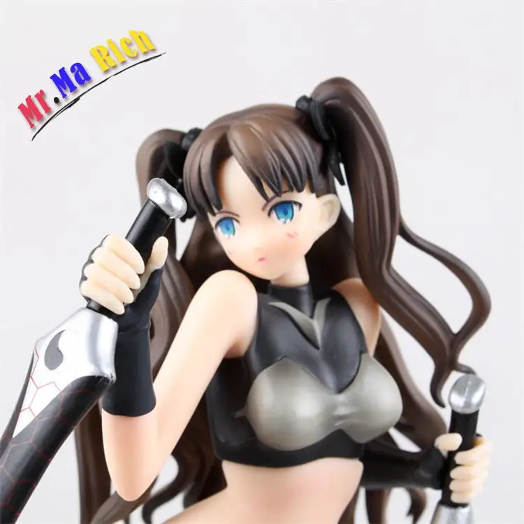 24cm Anime Saber Fate Stay Night Tohsaka Rin Figure Pvc 9.45&ampquot Collection Hobby Model Doll Top Best Gift Toy | Игрушки и хобби