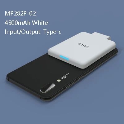 Type-C аккумулятор 4500 мАч портативная зарядка для Xiaomi Mi 9 SE чехол для зарядного устройства для Xiaomi Mi X 3 power Bank чехол для телефона - Цвет: 02-WHITE