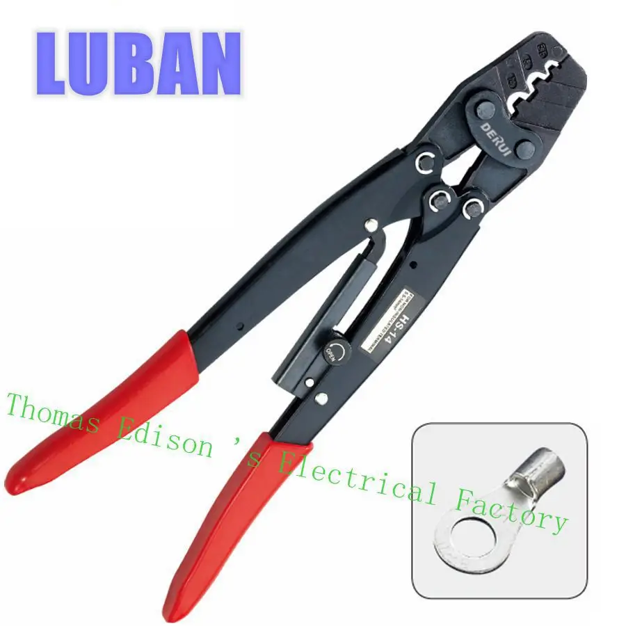 

HS-14 CRIMPING PILER FOR terminal 5.5-14 mm2 CRIMPING PLIERS JAPANESE STYLE RATCHET crimping tools pliers