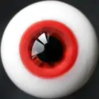 Wamami 8 мм красный и черный ученик для шарнирной куклы, кукольный костюм со стеклянными глазами