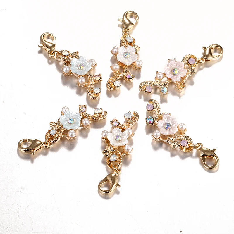 

2017 Модный Цветок Омаров застежка подвеска DZ133 самодельные Украшения, Аксессуары