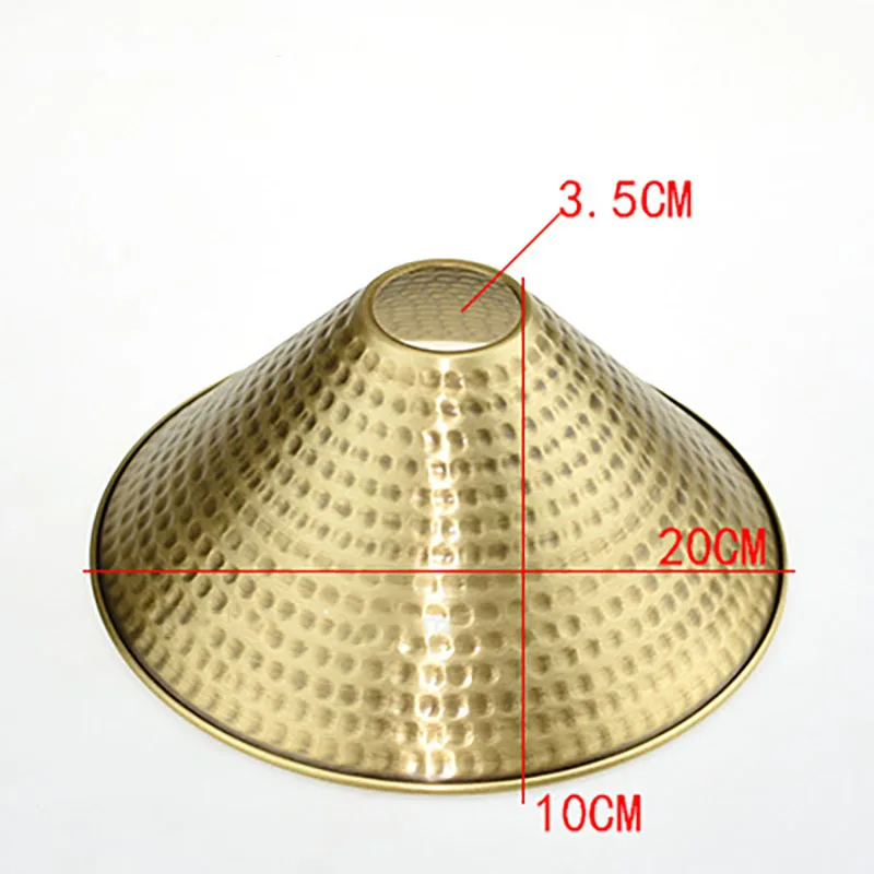 1 шт., однотонные латунные абажуры, светильник Эдисона, покрытие, американский стиль, ретро, Абажуры для кантинга, светильник, аксессуар - Цвет корпуса: Синий