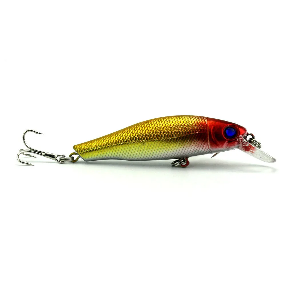 Good Quality Fishing Lure Minnow 6 PCS/Lot Color 8.5cm 8.9g 3D Eyes Artificial Bait Plastic Swimming Depth 0.5 - 2 m | Спорт и
