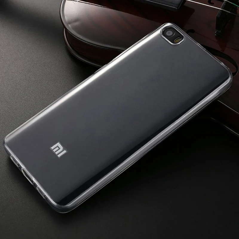 Прозрачный чехол для телефона Xiaomi Redmi 5 5A 4A 3 ультра тонкий Ясно Мягкий ТПУ