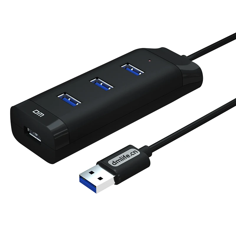 Новый высокоскоростной 4 портовый USB концентратор 3 0 компактный адаптер для ПК