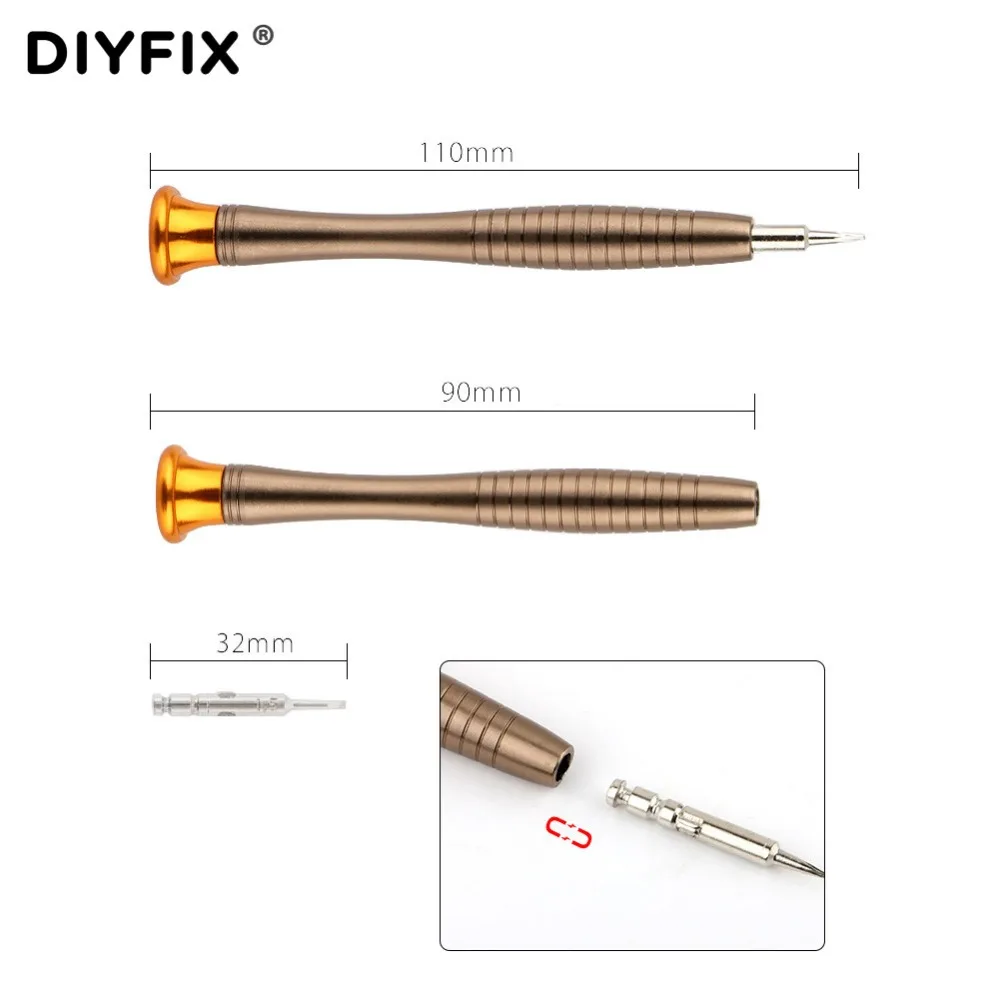 DIYFIX 48 в 1 отвертка Torx инструмент для ремонта мобильных телефонов набор ручных инструментов для iPhone MacBook Xiaomi Tablet PC маленький набор игрушек