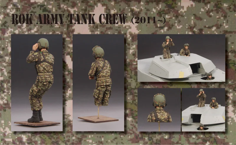 Неокрашенный набор 1/35 современный сильный армейский Танк Crew-2011 солдатская фигурка, историческая фигура каучуковый комплект