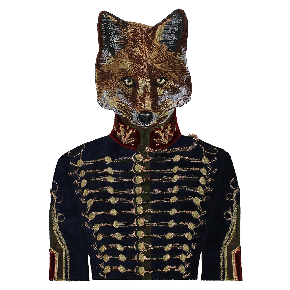 1 комплект Стильные туфли с вышивкой Туфли королевской короны лисы собаки из