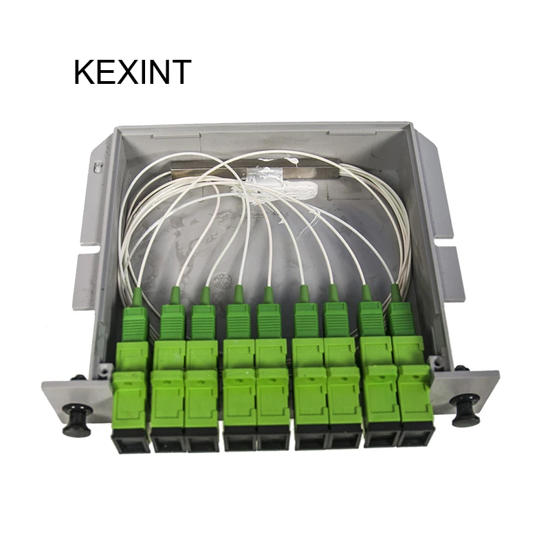 Фото DHL / Оптовая продажа PLC Splitter SC/APC 1*8 Вставка /LGX / Кассетовый тип Волоконно-оптический / 30 шт. №3