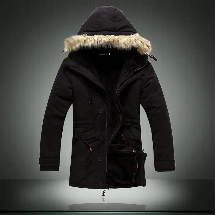 2019 зимняя Военная армейская однотонная парка с подкладкой модная теплая плотная